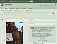 Tablet Screenshot of ls-successor.deviantart.com
