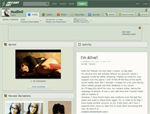 Tablet Screenshot of muddoll.deviantart.com