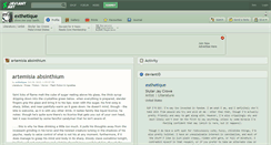 Desktop Screenshot of exthetique.deviantart.com