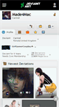 Mobile Screenshot of made4mac.deviantart.com