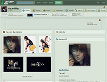 Tablet Screenshot of made4mac.deviantart.com