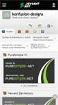 Mobile Screenshot of konfusion-designs.deviantart.com