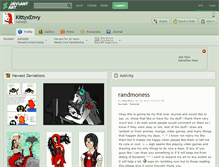 Tablet Screenshot of kittyxenvy.deviantart.com