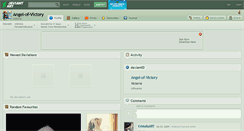 Desktop Screenshot of angel-of-victory.deviantart.com
