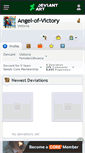 Mobile Screenshot of angel-of-victory.deviantart.com
