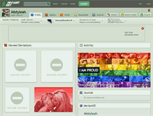 Tablet Screenshot of mistyleah.deviantart.com