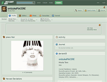 Tablet Screenshot of onizukapiacere.deviantart.com