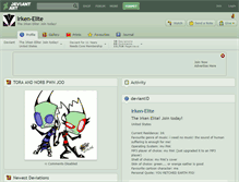 Tablet Screenshot of irken-elite.deviantart.com