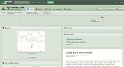 Desktop Screenshot of ngc-animes-lover.deviantart.com