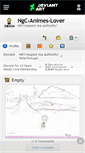 Mobile Screenshot of ngc-animes-lover.deviantart.com