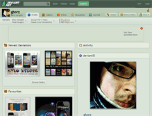 Tablet Screenshot of gborz.deviantart.com