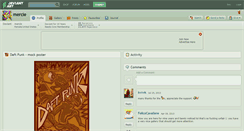 Desktop Screenshot of mercie.deviantart.com