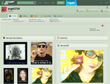 Tablet Screenshot of angel0708.deviantart.com