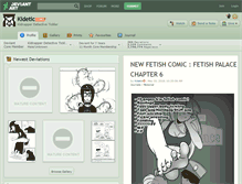 Tablet Screenshot of kidetic.deviantart.com