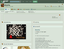 Tablet Screenshot of bezerka.deviantart.com