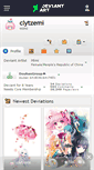 Mobile Screenshot of clytzemi.deviantart.com