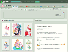 Tablet Screenshot of clytzemi.deviantart.com