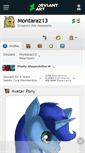 Mobile Screenshot of montaraz13.deviantart.com