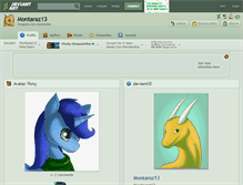 Tablet Screenshot of montaraz13.deviantart.com