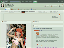 Tablet Screenshot of nani-dechuka.deviantart.com