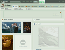 Tablet Screenshot of mrsjapan.deviantart.com