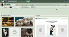 Desktop Screenshot of greyfading.deviantart.com