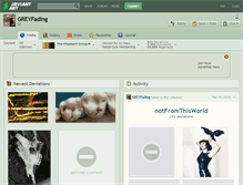 Tablet Screenshot of greyfading.deviantart.com