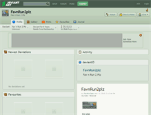 Tablet Screenshot of favnrun2plz.deviantart.com