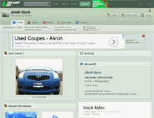 Tablet Screenshot of alexk-stock.deviantart.com