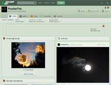 Tablet Screenshot of pixelmethis.deviantart.com