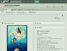 Tablet Screenshot of neko-luna-lovegood.deviantart.com