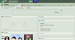 Desktop Screenshot of mikimao.deviantart.com