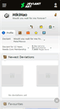 Mobile Screenshot of mikimao.deviantart.com