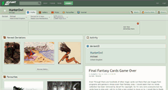 Desktop Screenshot of hunterowl.deviantart.com