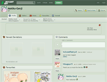 Tablet Screenshot of mekiko-genji.deviantart.com