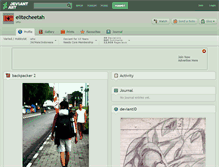 Tablet Screenshot of elitecheetah.deviantart.com