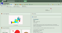 Desktop Screenshot of deathrogers.deviantart.com