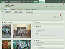 Tablet Screenshot of mosaic-masters.deviantart.com