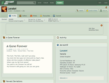 Tablet Screenshot of lanatei.deviantart.com