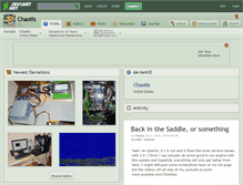 Tablet Screenshot of chaotis.deviantart.com
