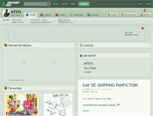 Tablet Screenshot of ntsts.deviantart.com