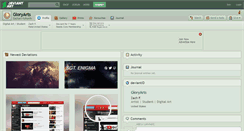 Desktop Screenshot of gloryarts.deviantart.com