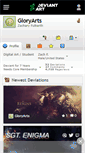 Mobile Screenshot of gloryarts.deviantart.com