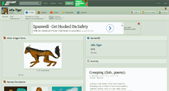 Desktop Screenshot of alfa-tiger.deviantart.com