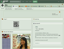 Tablet Screenshot of j0m.deviantart.com