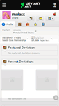 Mobile Screenshot of mulasx.deviantart.com