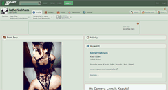 Desktop Screenshot of katherinekhaos.deviantart.com