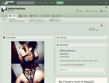 Tablet Screenshot of katherinekhaos.deviantart.com