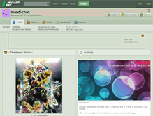 Tablet Screenshot of mandi-chan.deviantart.com