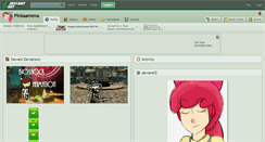 Desktop Screenshot of pinkaamena.deviantart.com